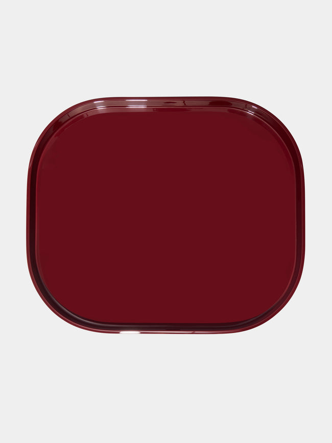 Blue Lacquered Large Stacking Tray by The Lacquer Company | ABASK US