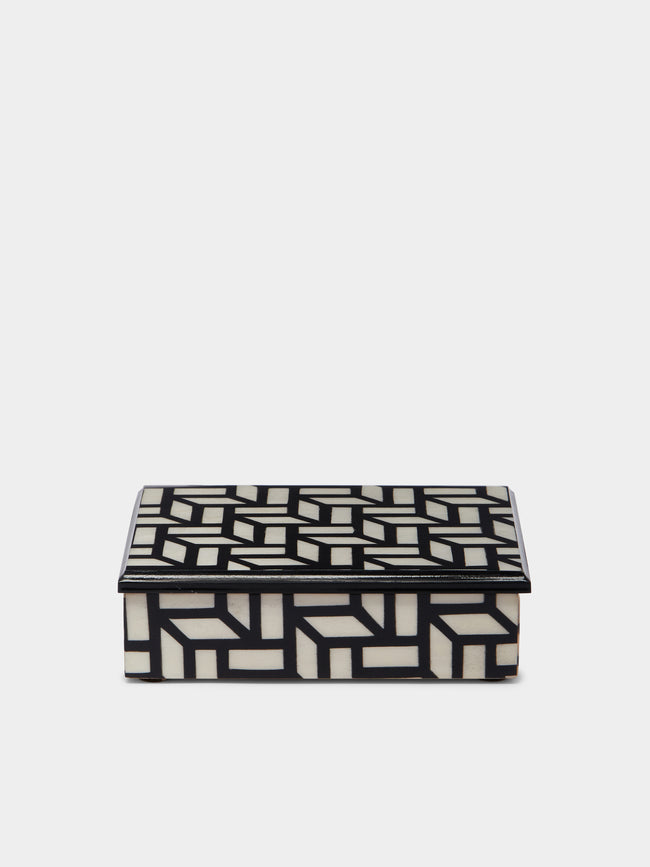 Biagio Barile - Geometric Pattern Wood Inlay Box - Multiple - ABASK - 