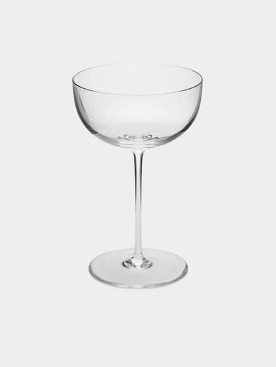Richard Brendon - Hand-Blown Crystal Champagne Coupes (Set of 2) -  - ABASK - 