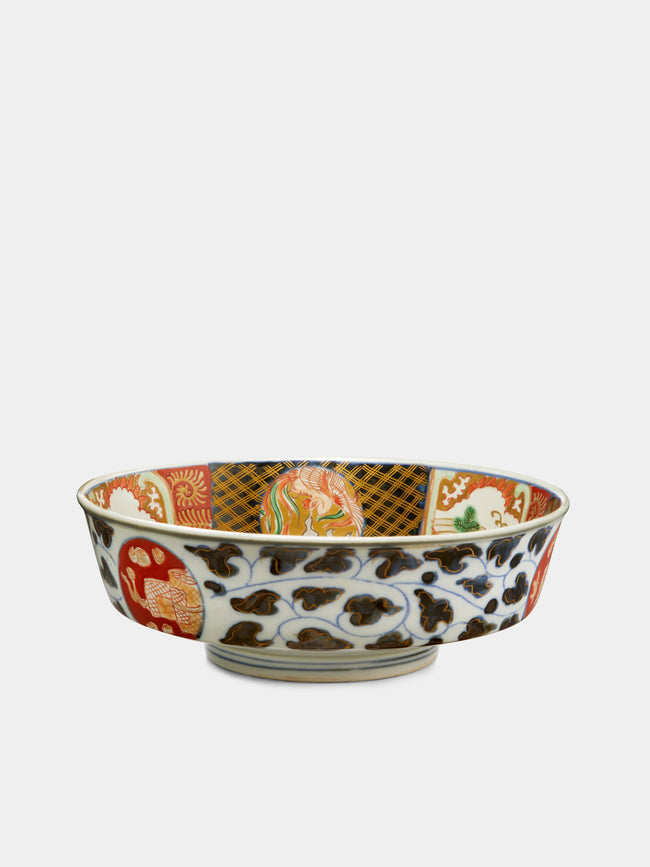 Antique and Vintage - 1920-1930 Japanese Imari Porcelain Bowl (Set of 3) - Multiple - ABASK - 