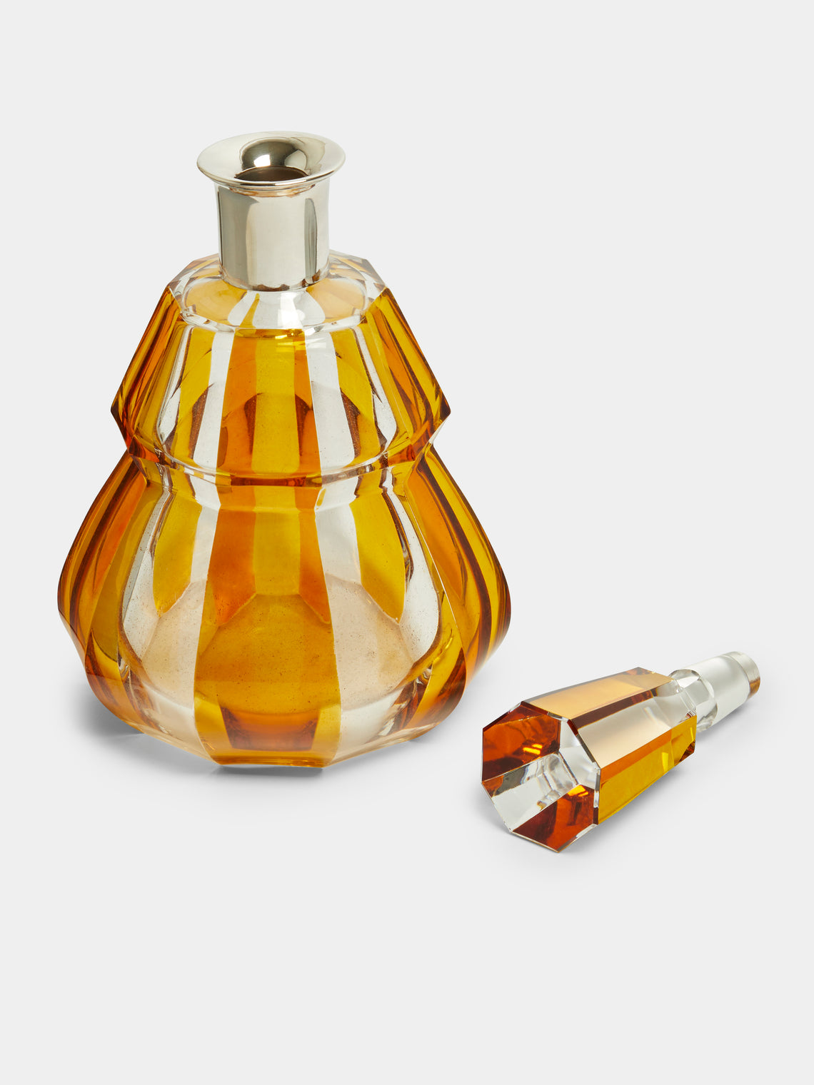 Antique and Vintage - 1960s Italian Decanter - Clear - ABASK