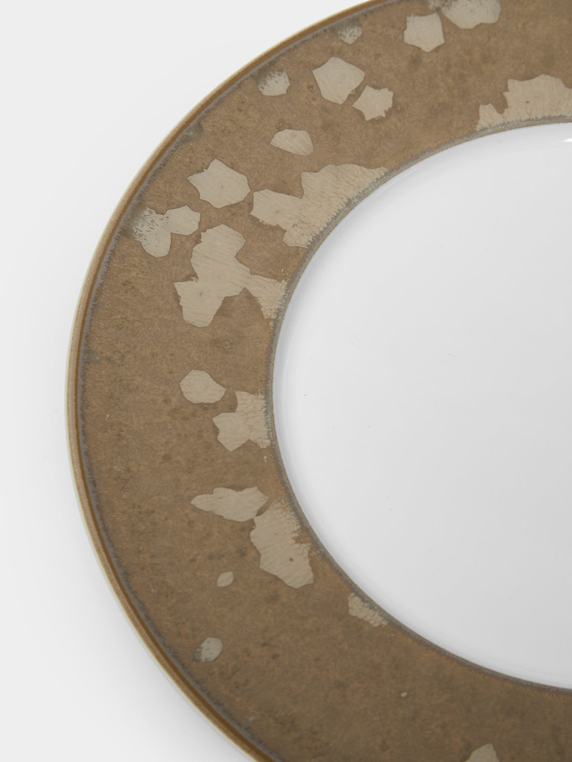 Jaune de Chrome - Basmati Porcelain Dessert Plate -  - ABASK