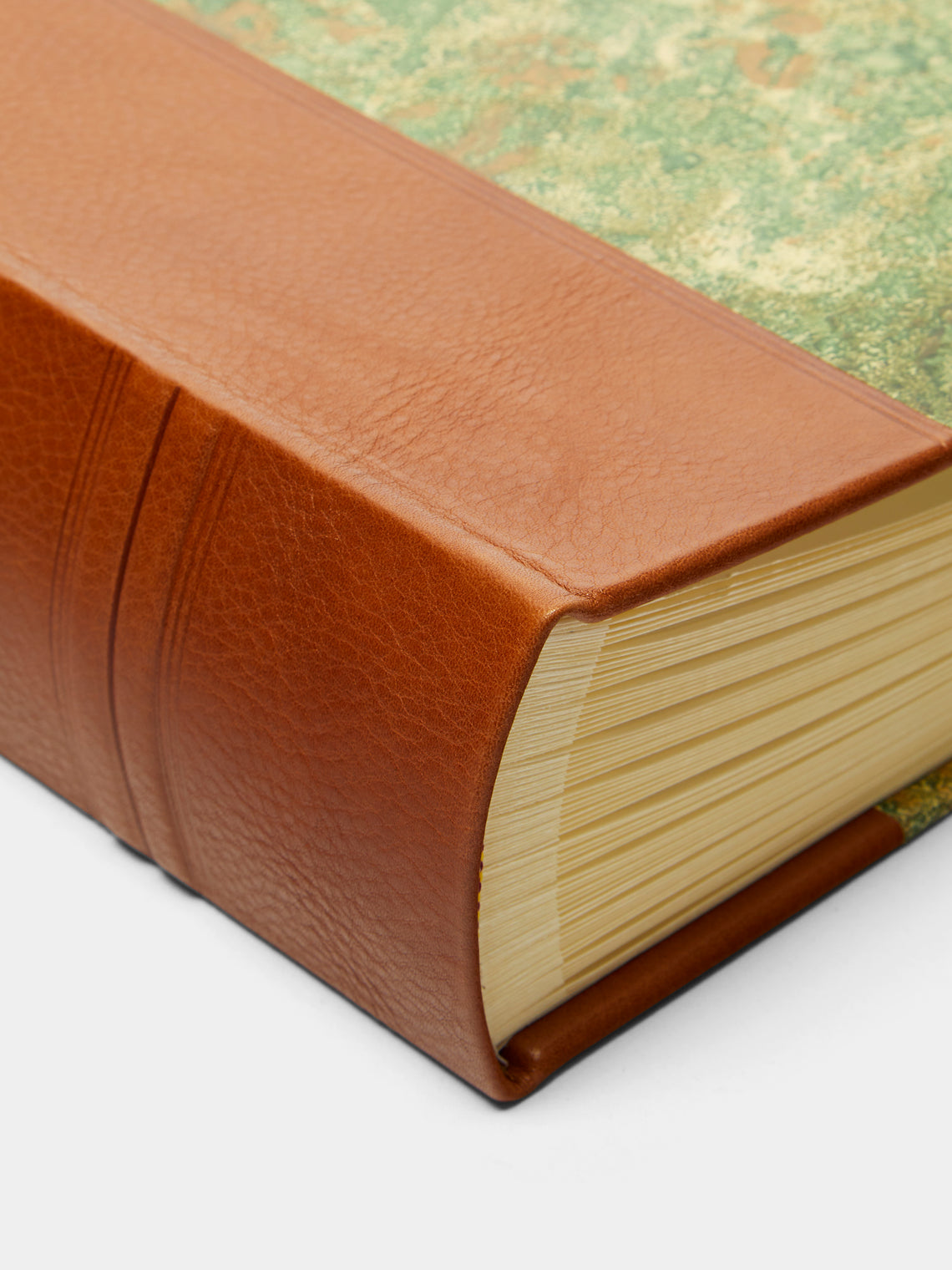 Hand-Marbled Leather Bound Large Photo Album