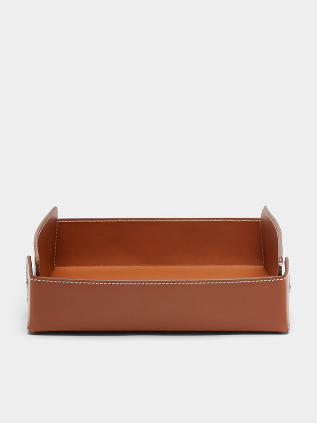 Connolly - Leather Large Vide Poche - Tan - ABASK - 