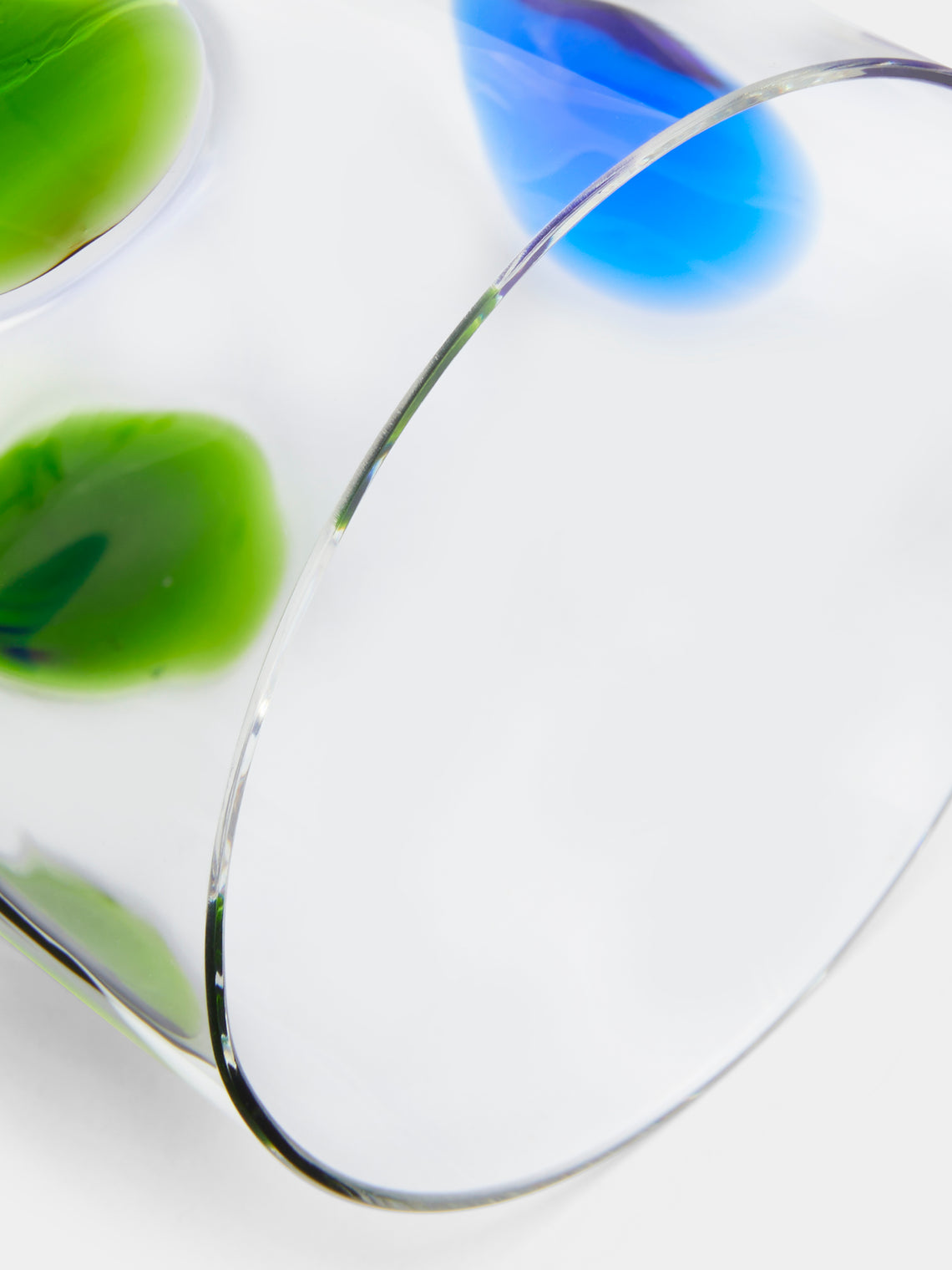 Carlo Moretti - Bora Hand-Blown Murano Glass Tumbler - Green - ABASK