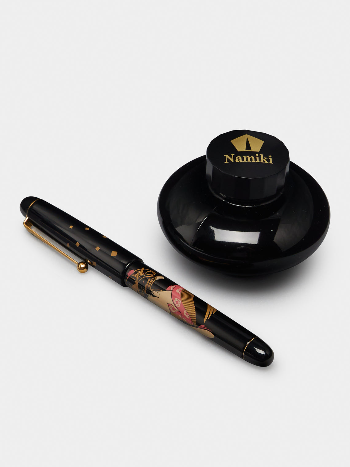 Namiki - Okita 'Geisha and Art of Tea' Fountain Pen - Black - ABASK