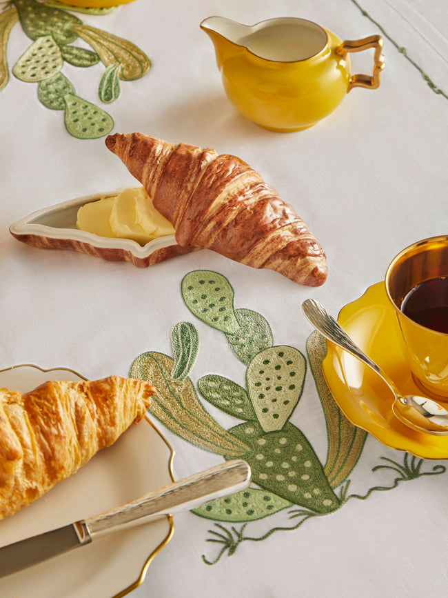 Augarten - Hand-Painted Croissant Dish - Brown - ABASK