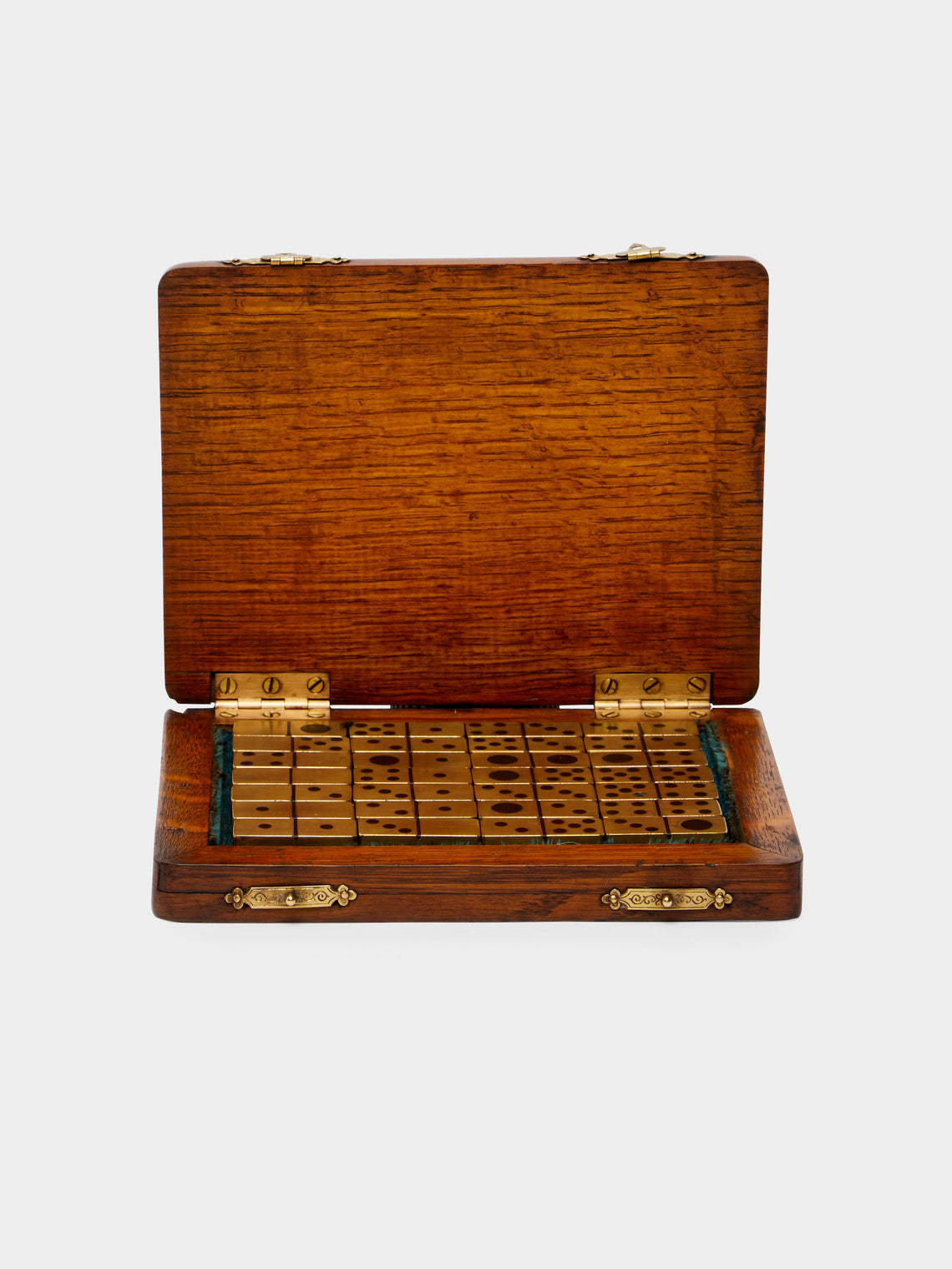 Antique and Vintage - 1930s Brass Dominoes -  - ABASK - 