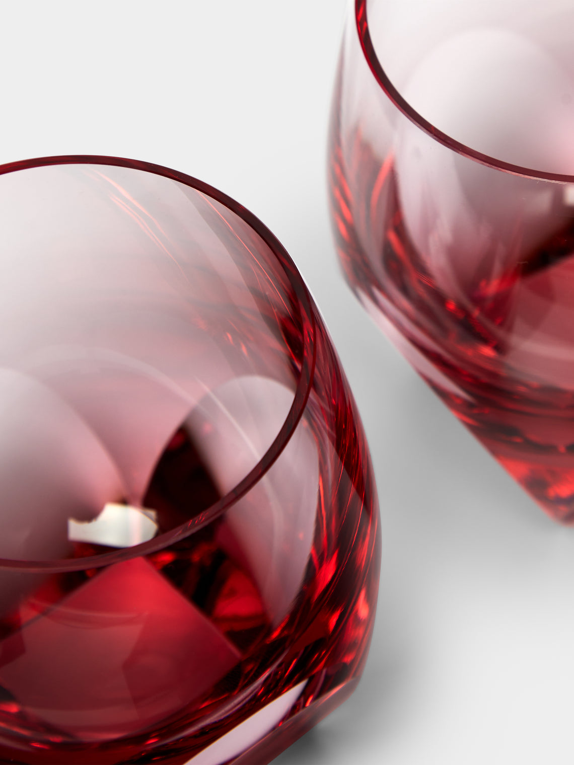 Bar Hand-Blown Crystal Whiskey Glasses (Set of 2)