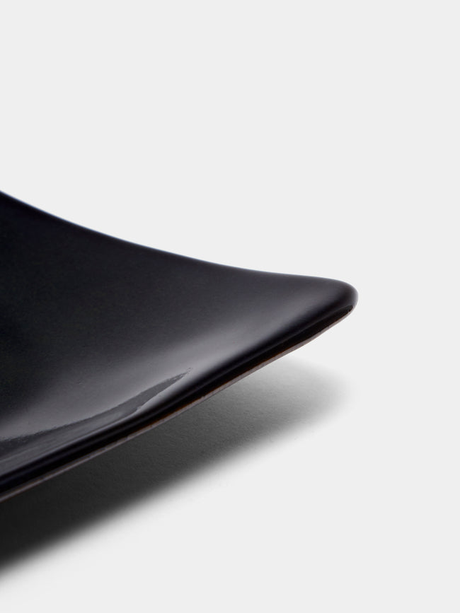 Mervyn Gers Ceramics - Long Rectangular Sushi Platter - Black - ABASK