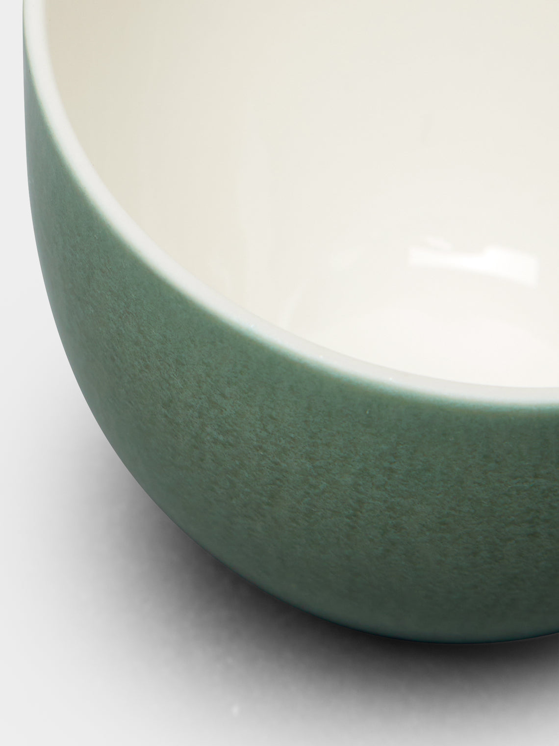 Jaune de Chrome - Todra Porcelain Coffee Cup - Green - ABASK