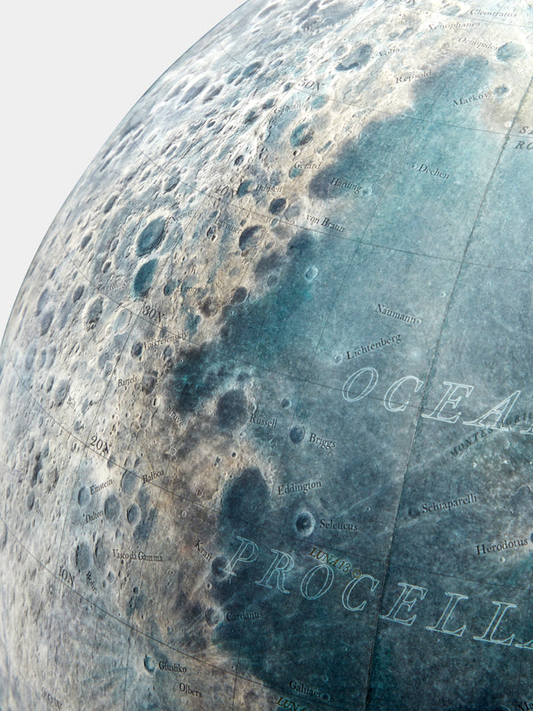 Bellerby & Co - The Albion Moon Desktop Globe (36cm) -  - ABASK
