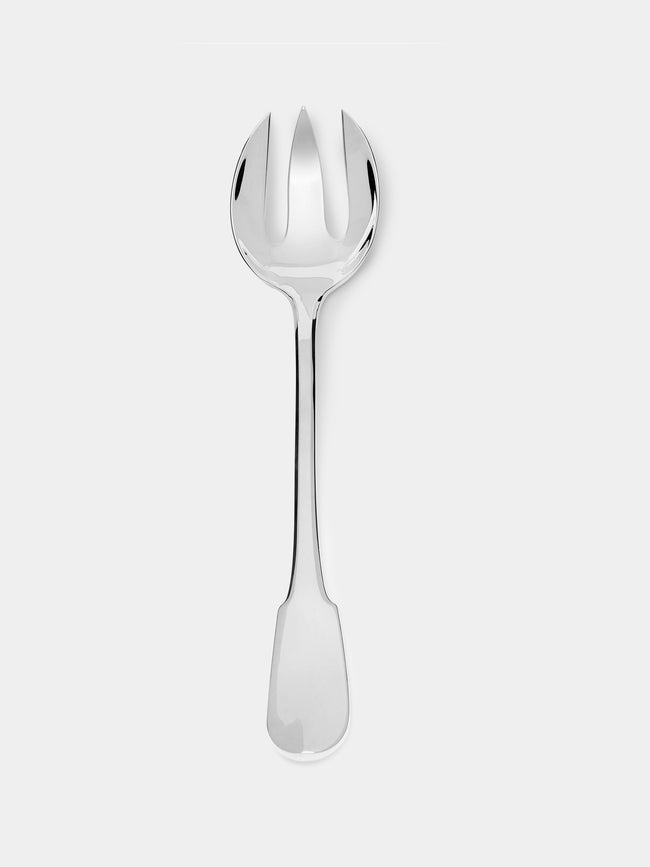 Christofle - Cluny Silver-Plated Salad Serving Fork - Silver - ABASK - 