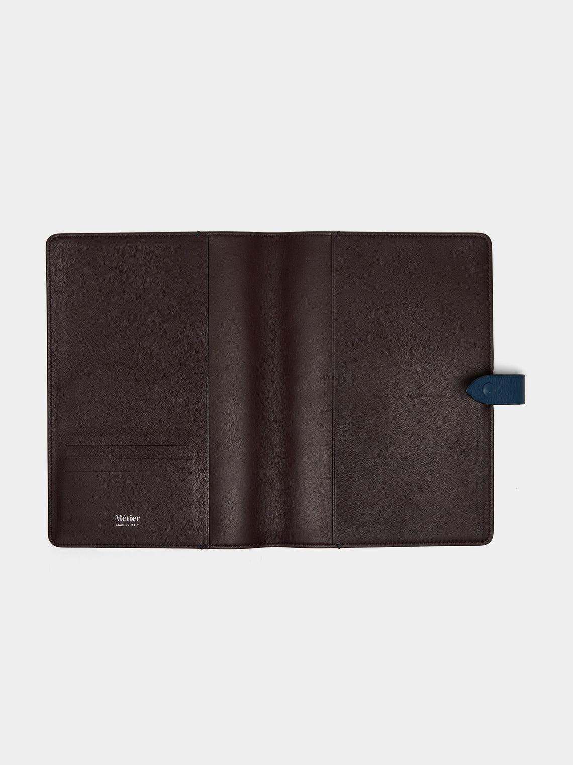 Métier - A5 Leather Notebook Cover - Blue - ABASK