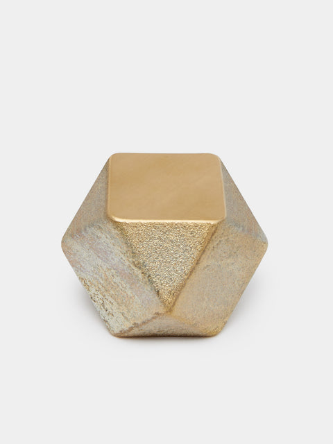 Futagami - Brass Paperweight - Gold - ABASK - 