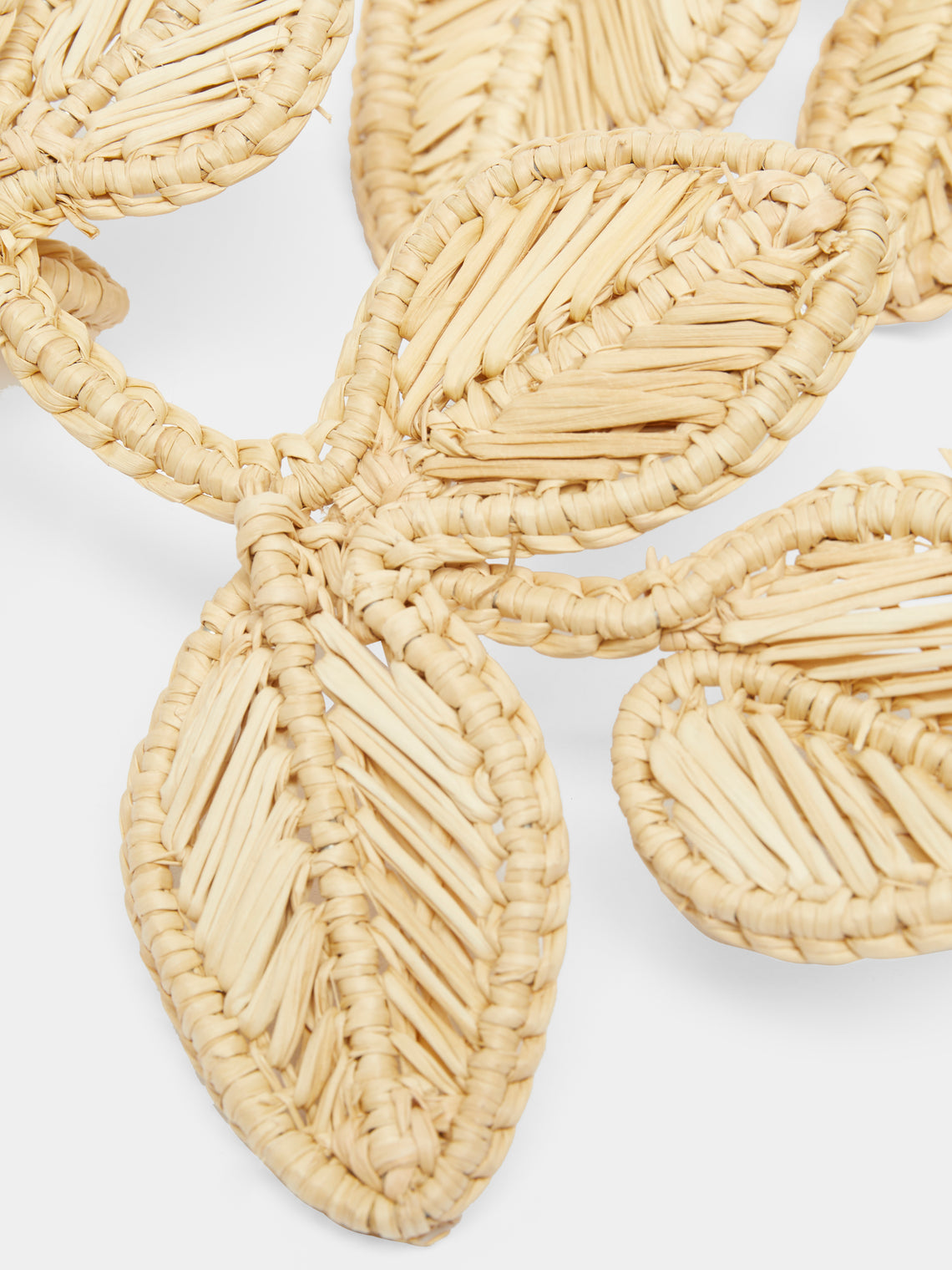 Artesanías del Atlántico - Handwoven Stromanthe Palm Napkin Rings (Set of 4) - Beige - ABASK