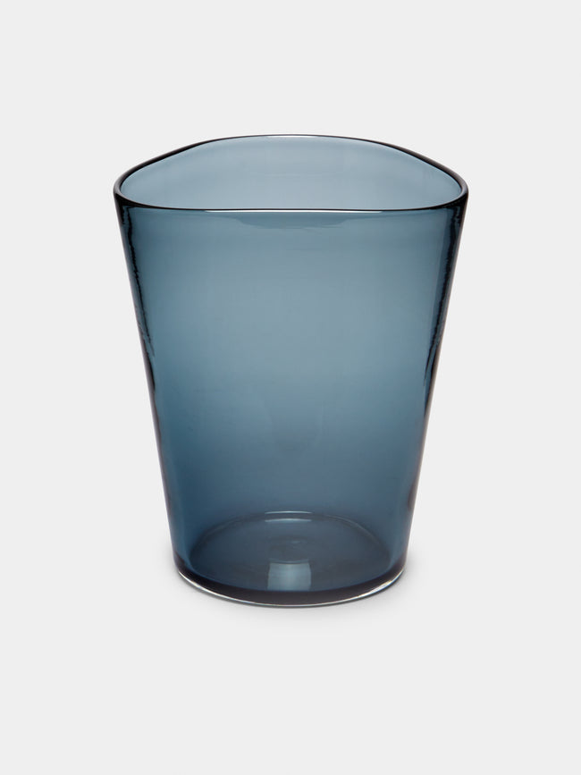 Micheluzzi Glass - Mosso Oceano Hand-Blown Murano Glass Tumbler - Blue - ABASK - 