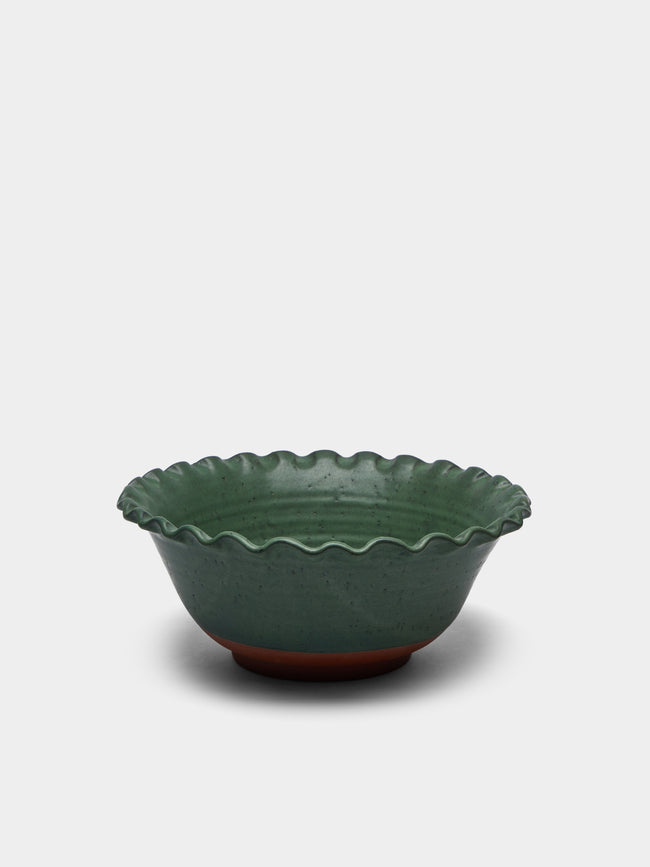 Perla Valtierra - Small Serving Bowl - Green - ABASK - 
