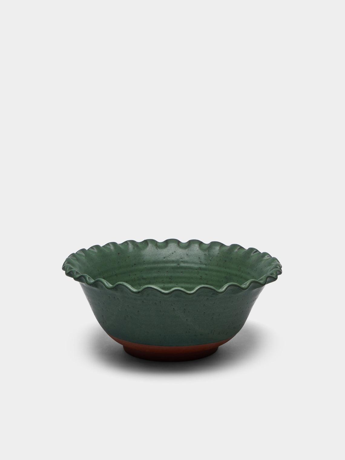 Perla Valtierra - Hand-Glazed Ceramic Small Serving Bowl - Green - ABASK - 