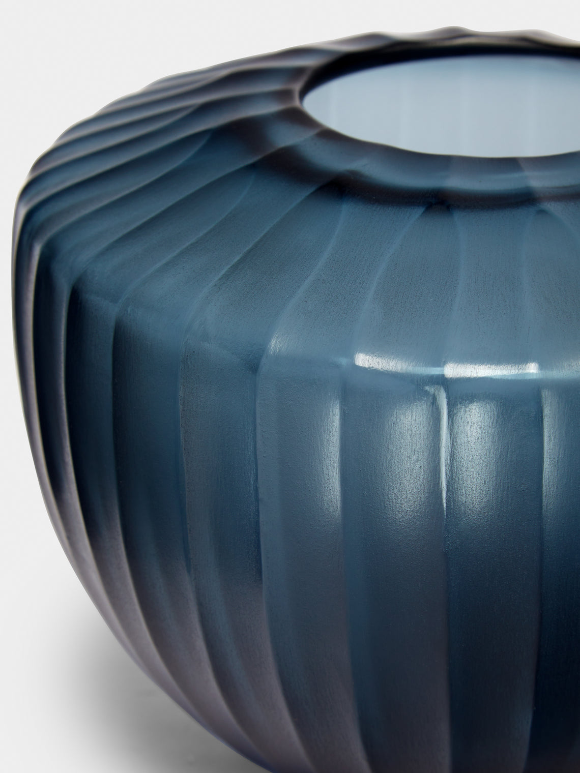 Micheluzzi Glass - Goccia Oceano Hand-Blown Murano Glass Vase -  - ABASK