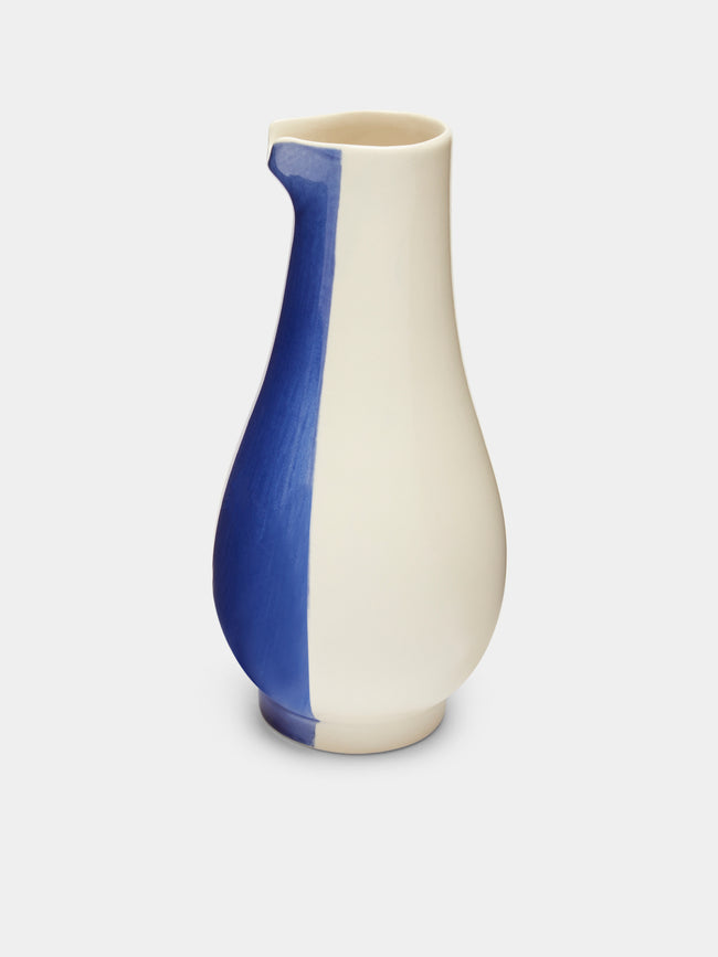 1882 Ltd. - Indigo Rain Ceramic Jug - Blue - ABASK - 