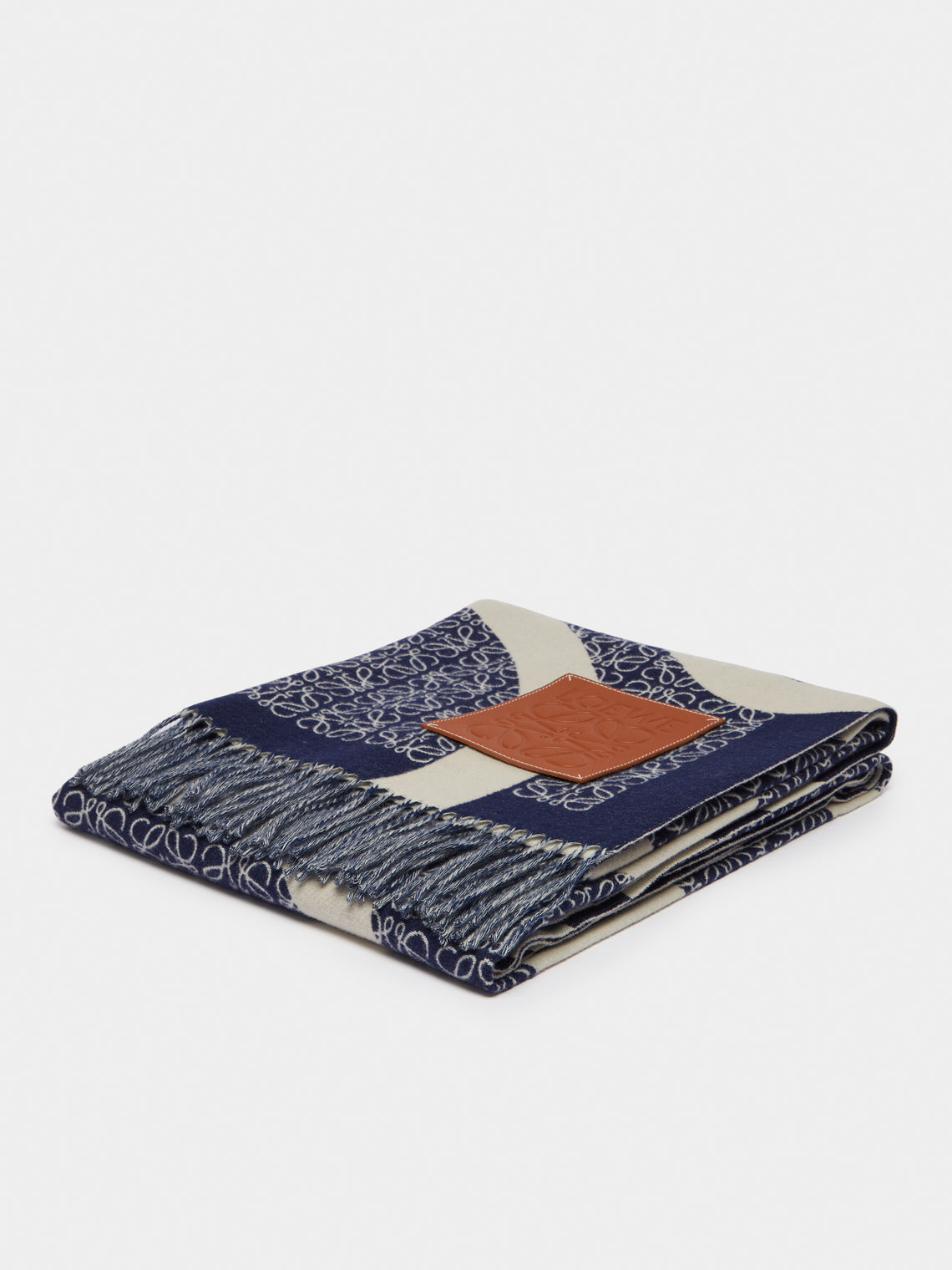 Loewe Home - Anagram Wool Blanket - Blue - ABASK