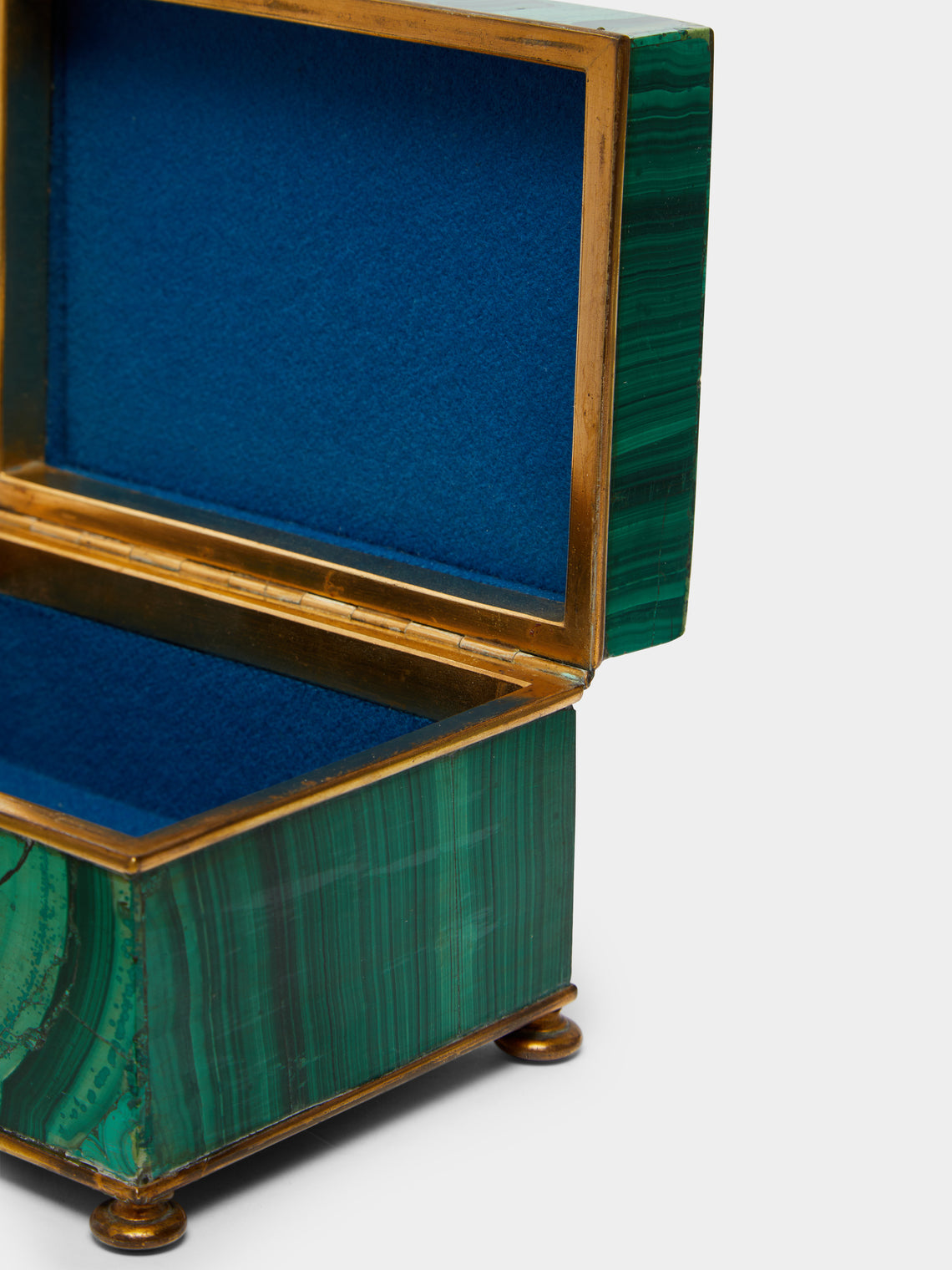 Antique and Vintage - 19th Century Malachite and Gilt Bronze Box -  - ABASK