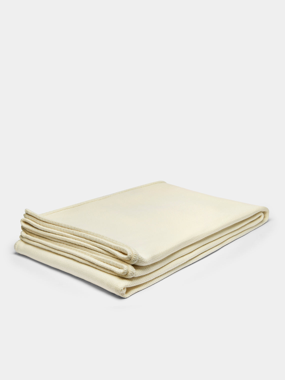 Rose Uniacke - Large Cashmere Blanket - Cream - ABASK