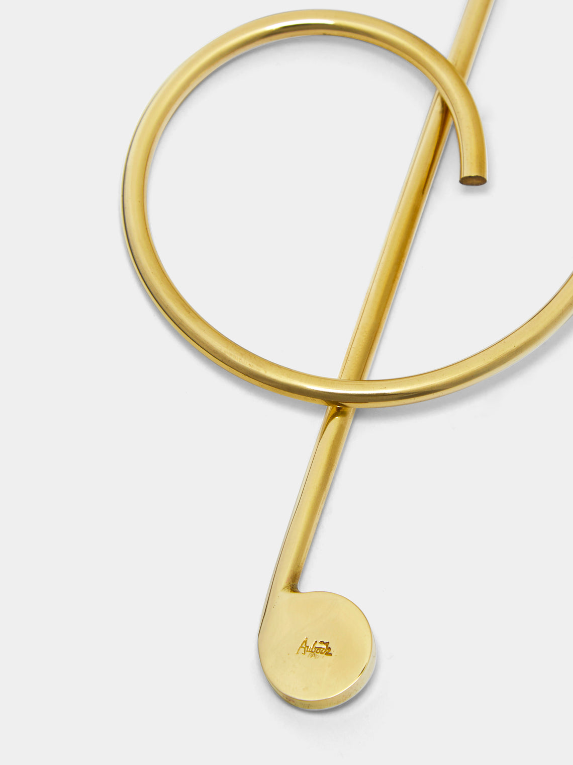 Carl Auböck - Musical Clef Brass Paperclip - Gold - ABASK