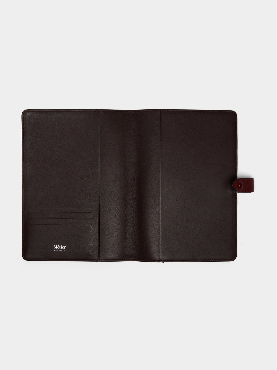 Métier - Leather A5 Notebook Cover - Burgundy - ABASK