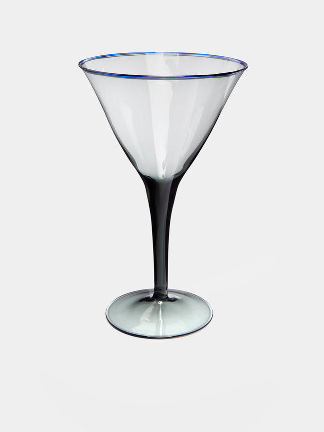 Giberto - Murano Martini Glass - Grey - ABASK - 