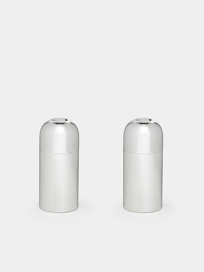 Chiarugi 1952 - Silver-Plated Brass Mini Salt and Pepper Mill (Set of 2) -  - ABASK - 