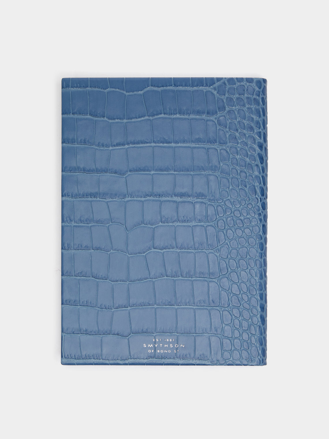 Smythson - Soho Leather Notebook - Light Blue - ABASK