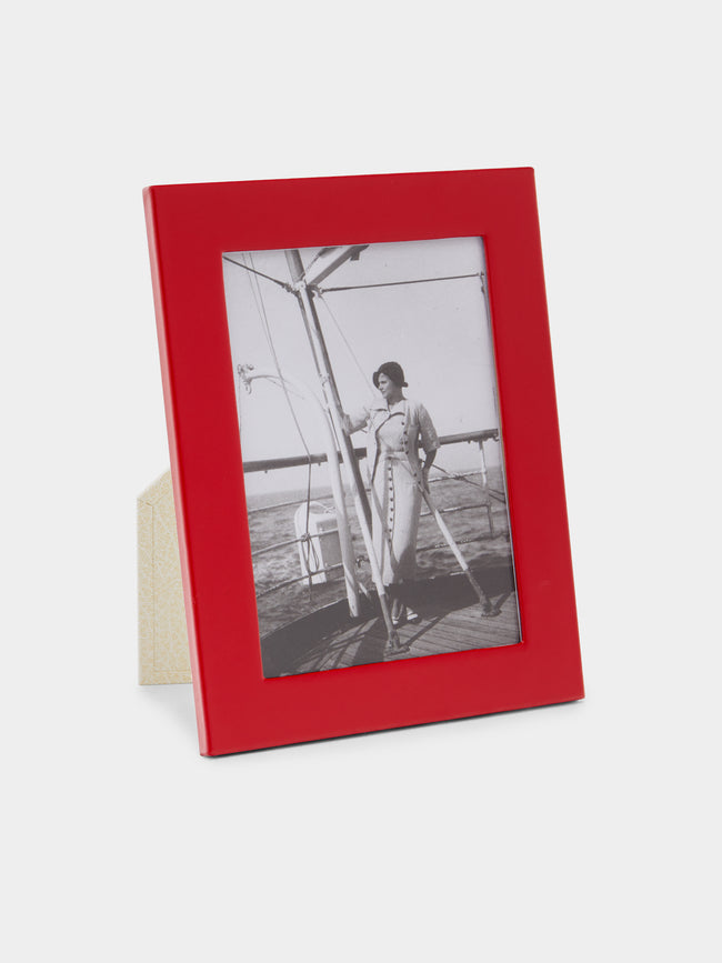 William & Son - Leather Photo Frame - Red - ABASK - 