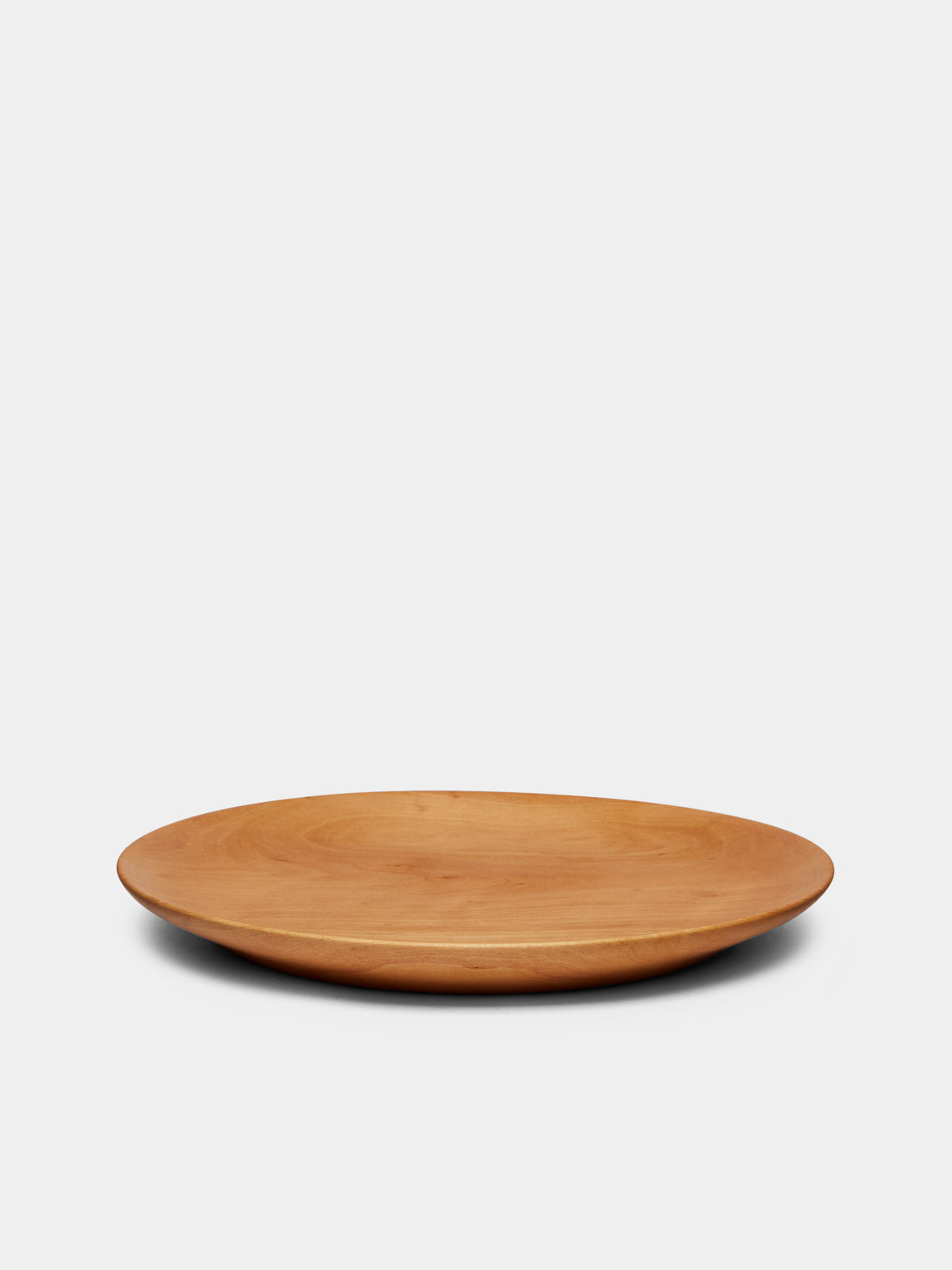 Antonis Cardew - Hand-Turned Pear Wood Medium Plate - Beige - ABASK