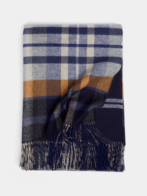 Johnstons of Elgin - Double-Faced Wool Check Blanket - Multiple - ABASK - 