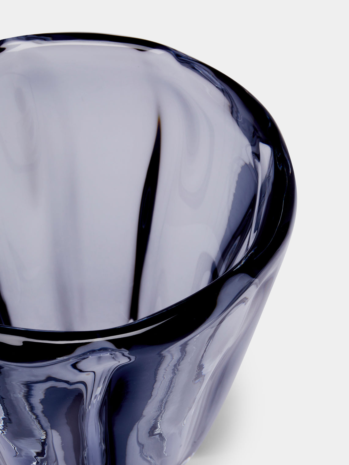 Yali Glass - Fiori Conico Hand-Blown Murano Glass Vase - Purple - ABASK