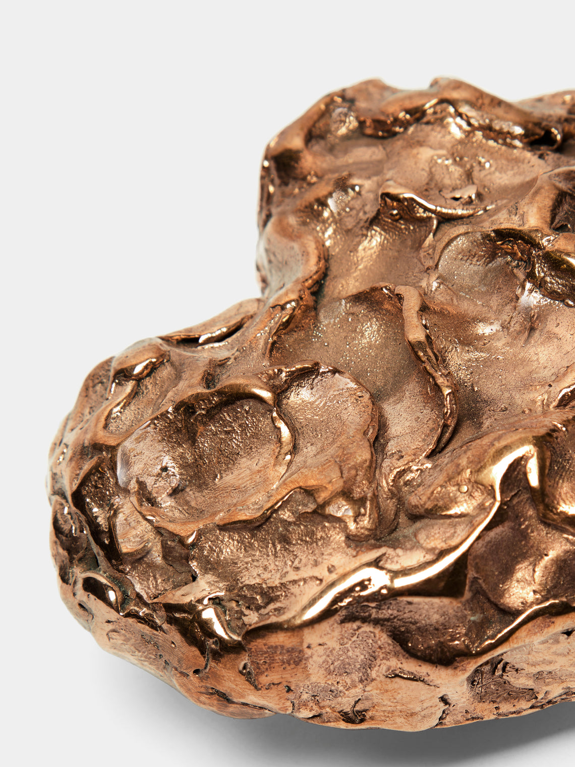 Osanna Visconti - Heart Hand-Cast Bronze Paperweight - Metallics - ABASK