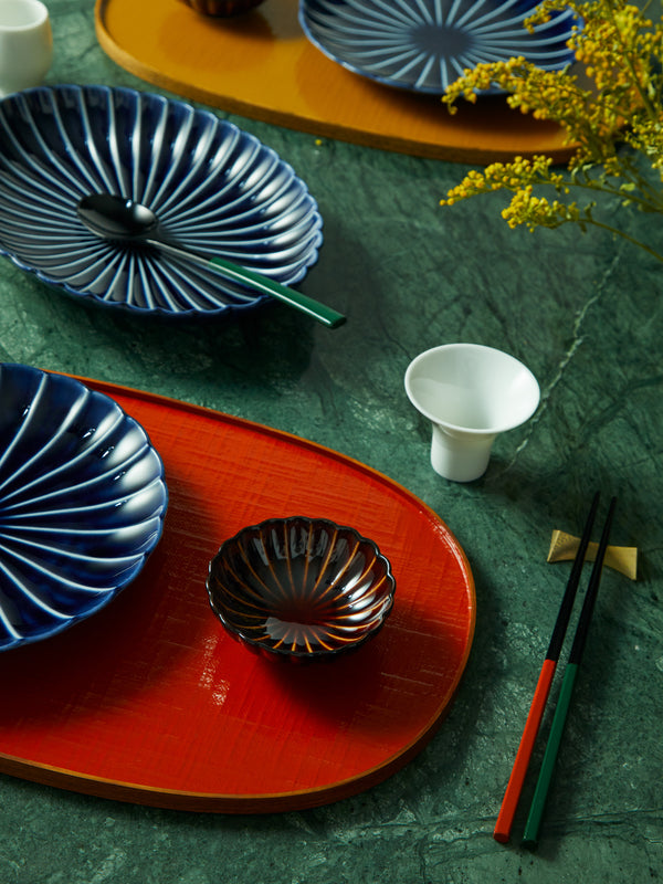 Huh Myoung-Wook - Ottchil Ash Placemats with Leather Holder (Set of 5) -  - ABASK