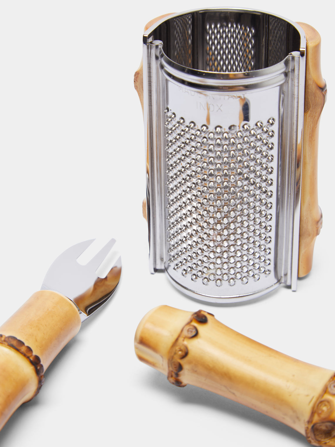 Lorenzi Milano - Bamboo Parmesan Cheese Set -  - ABASK