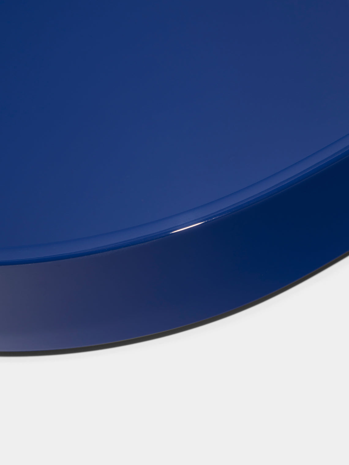 Blue Racking Tray Blue Lacquered Stacking Tray (20in/51cm) by The Lacquer Company | ABASK