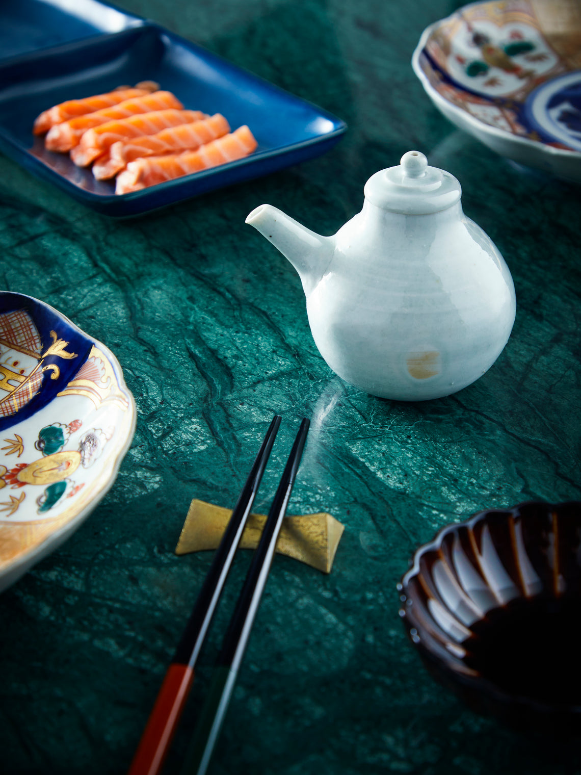 Shimojo Akira - Wood-Fired Ceramic Soy Sauce Dispenser -  - ABASK