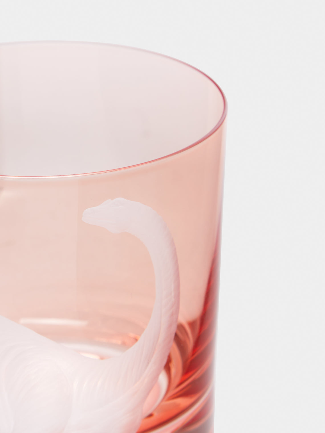 Dinosaur Hand-Engraved Crystal Tumbler