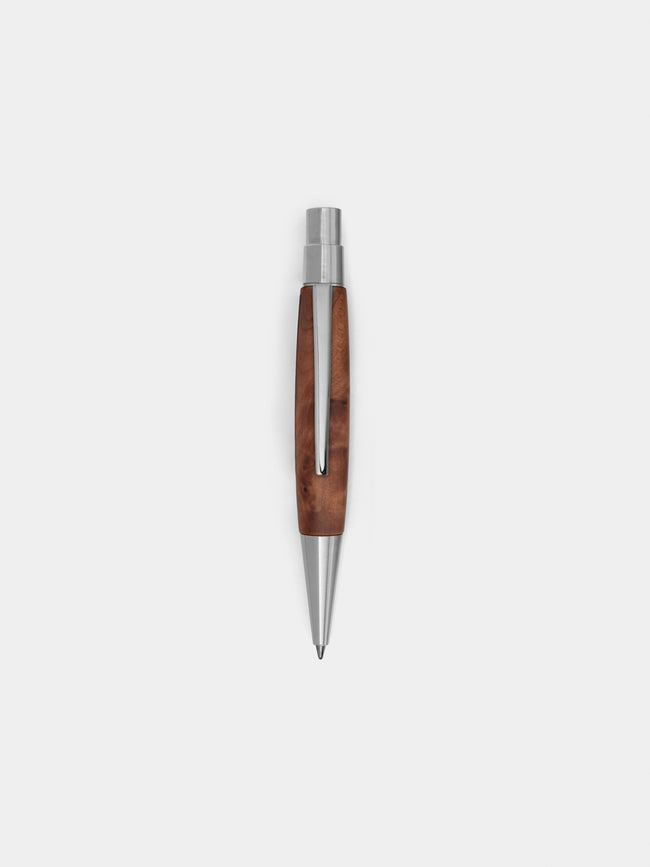 Atelier Fesseler - Berlin Thuya Wood Mini Ballpoint Pen - Brown - ABASK - 
