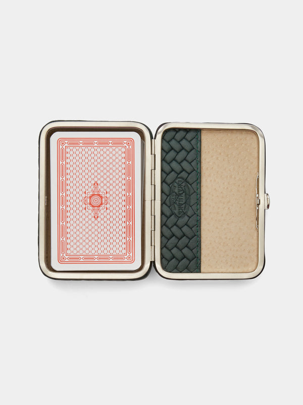 F. Hammann - Leather Playing Cards Set -  - ABASK