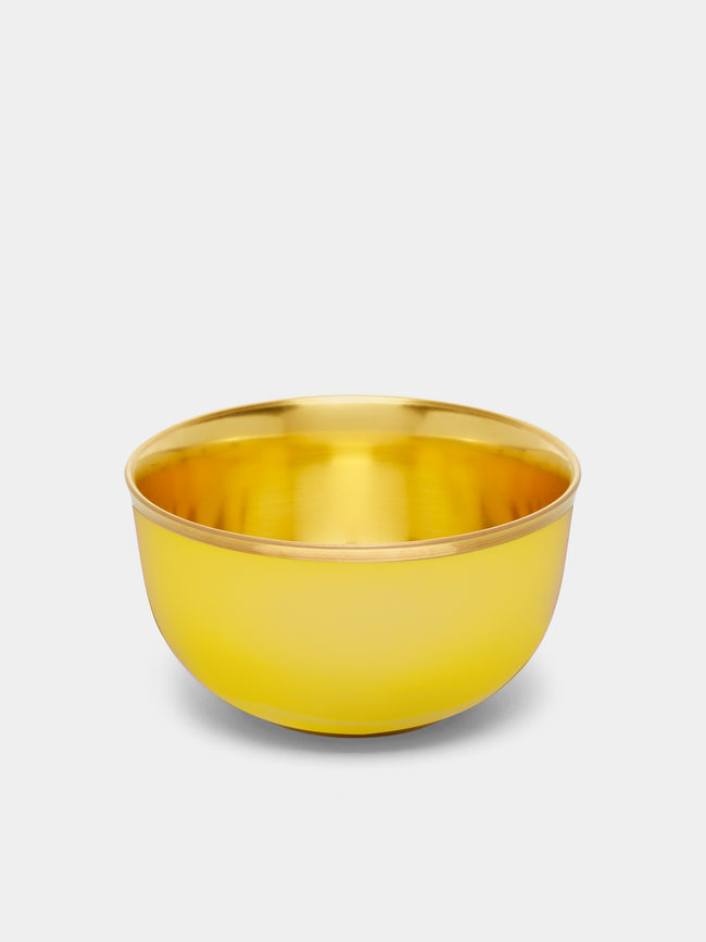 Augarten - Hand-Painted Champagne Coupe - Yellow - ABASK - 