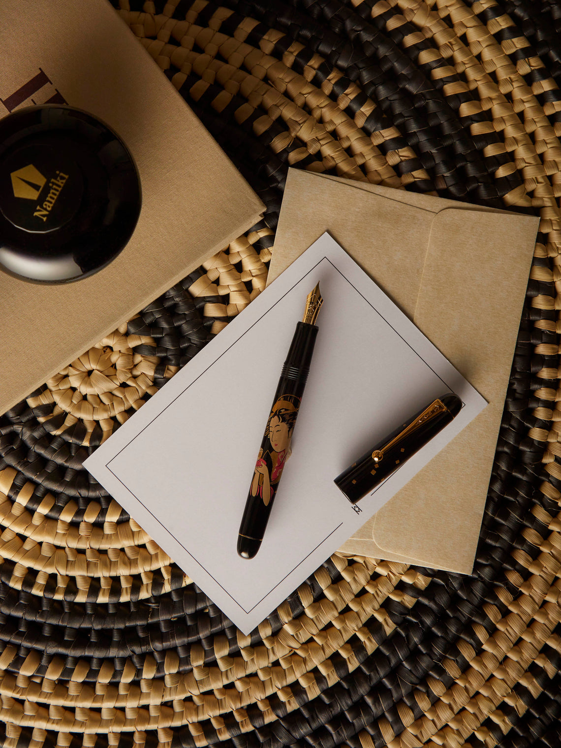 Namiki - Okita 'Geisha and Art of Tea' Urushi Fountain Pen -  - ABASK
