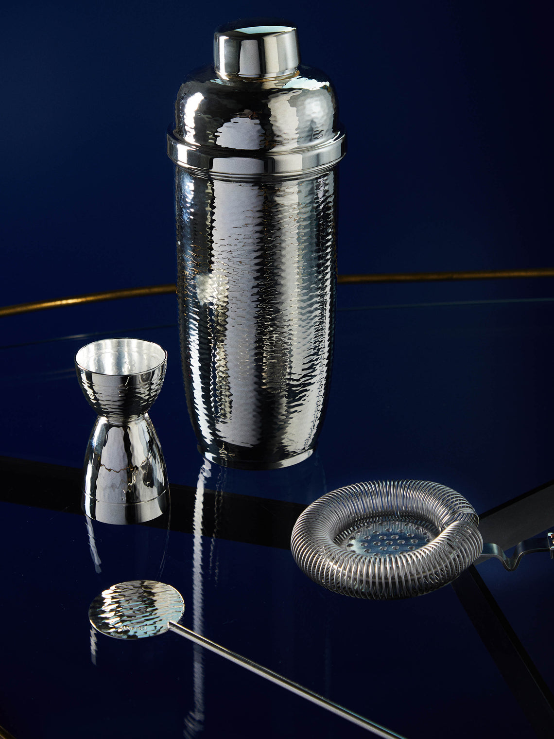 Zanetto - Acqua Siver Plated Cocktail Mixer - Silver - ABASK