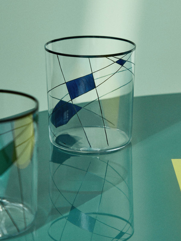 Lobmeyr - Neo Enamel Hand-Painted Crystal Tumbler -  - ABASK