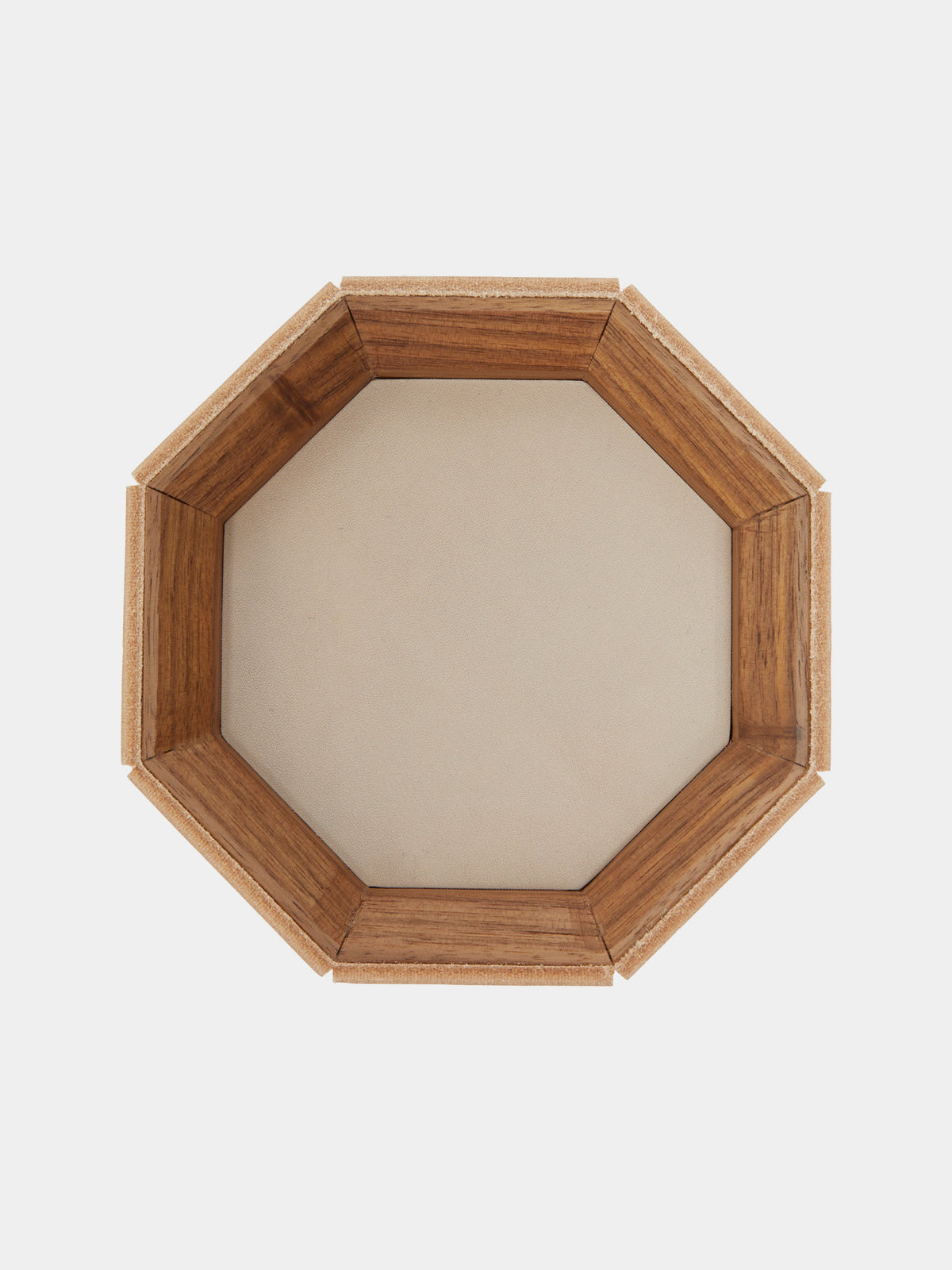 Coste Leather Valet Octagonal Tray (5in/13cm)
